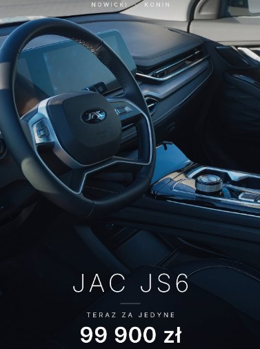 Grafika reklamowa JAC JS6